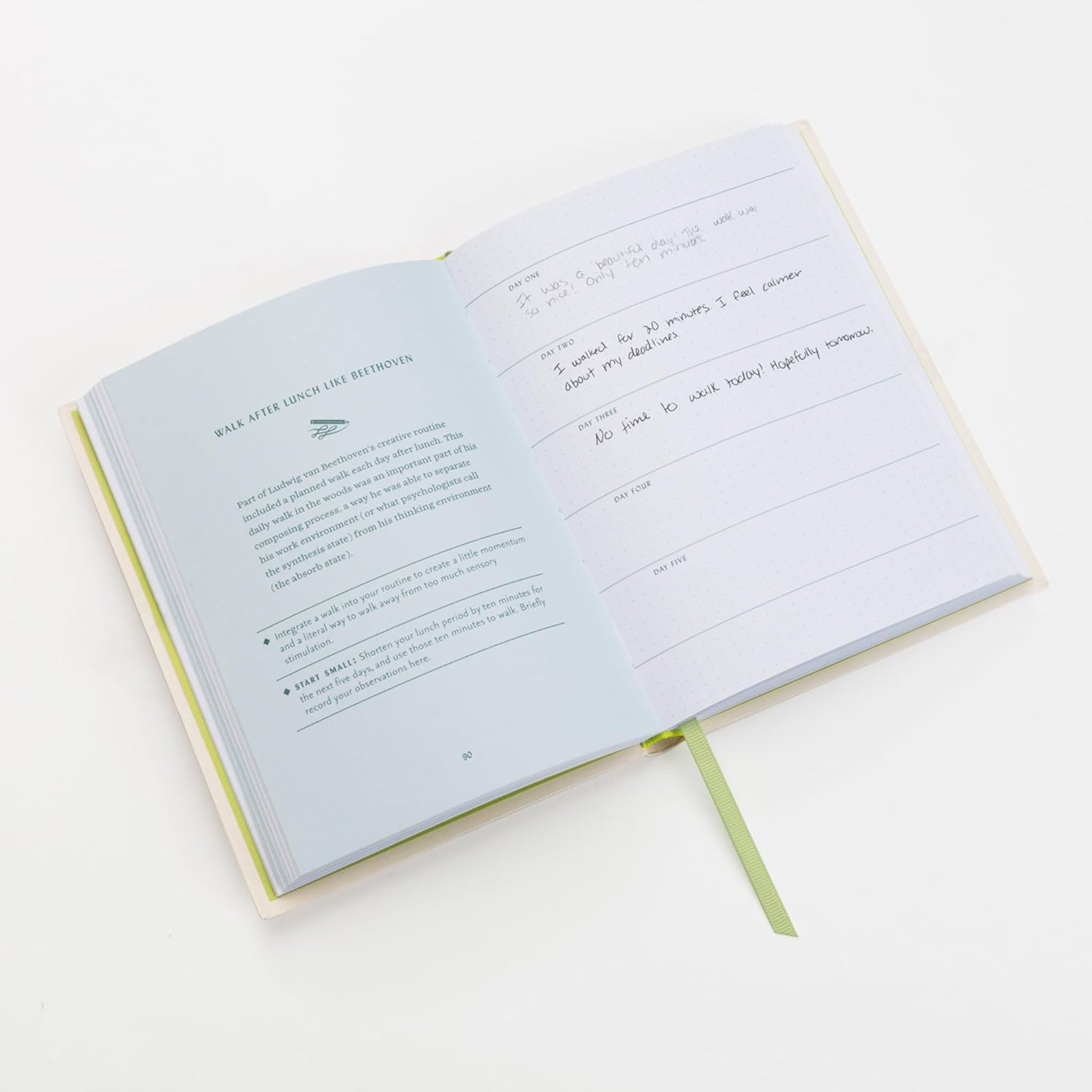 À pied et d'humeur légère 