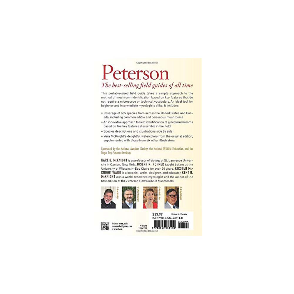 Guide de terrain Peterson : Champignons d'Amérique du Nord