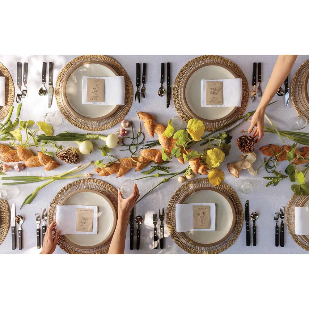 Se réunir : Dresser la table naturelle 