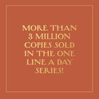 Journal doré d'une ligne par jour