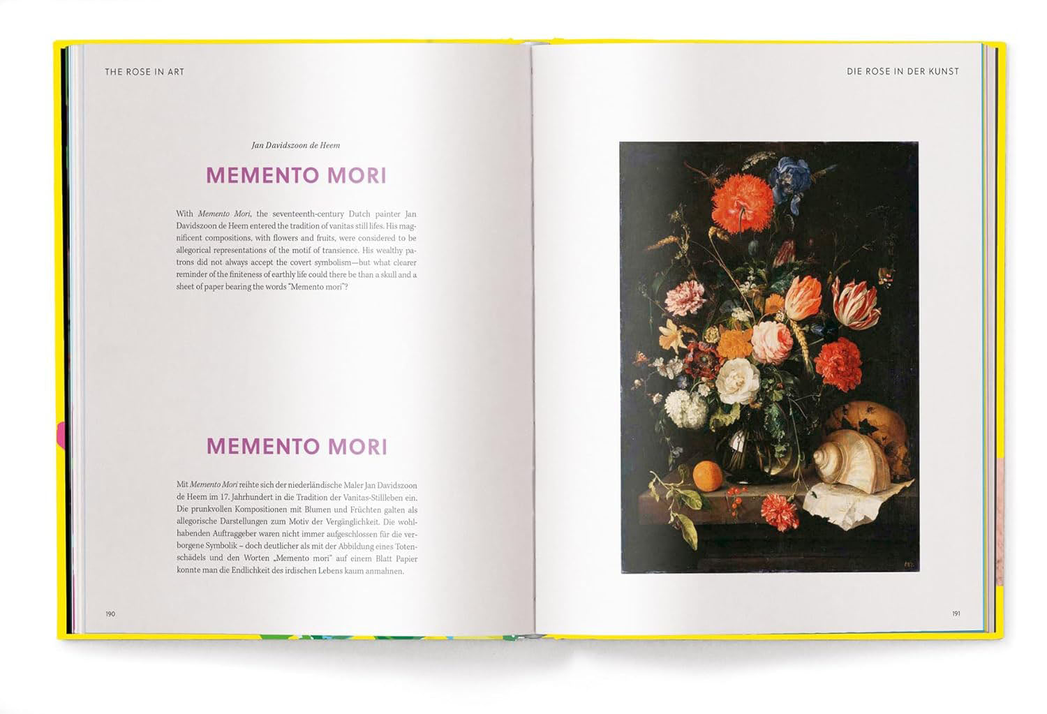 Livre de fleurs de roses