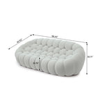 Canapé bulle moderne 3D en forme de nid d'abeille de 250 cm (98,43 pouces)