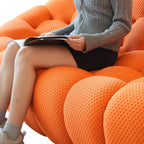 Canapé bulle moderne 3D en forme de nid d'abeille de 250 cm (98,43 pouces)