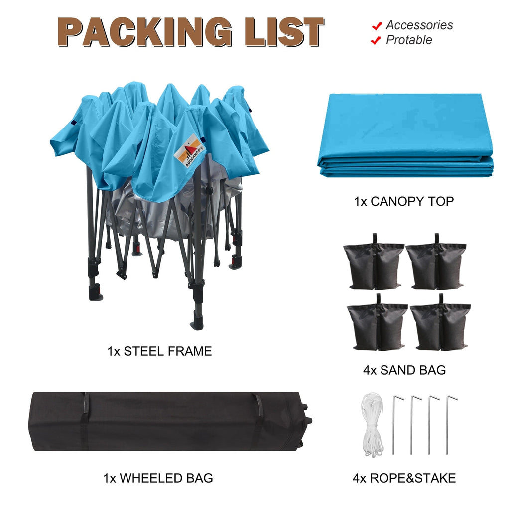 ABCCANOPY Tente-auvent extérieure durable et facile à monter