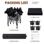 ABCCANOPY Tente-auvent extérieure durable et facile à monter