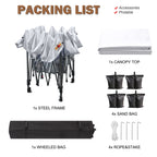 ABCCANOPY Tente-auvent extérieure durable et facile à monter