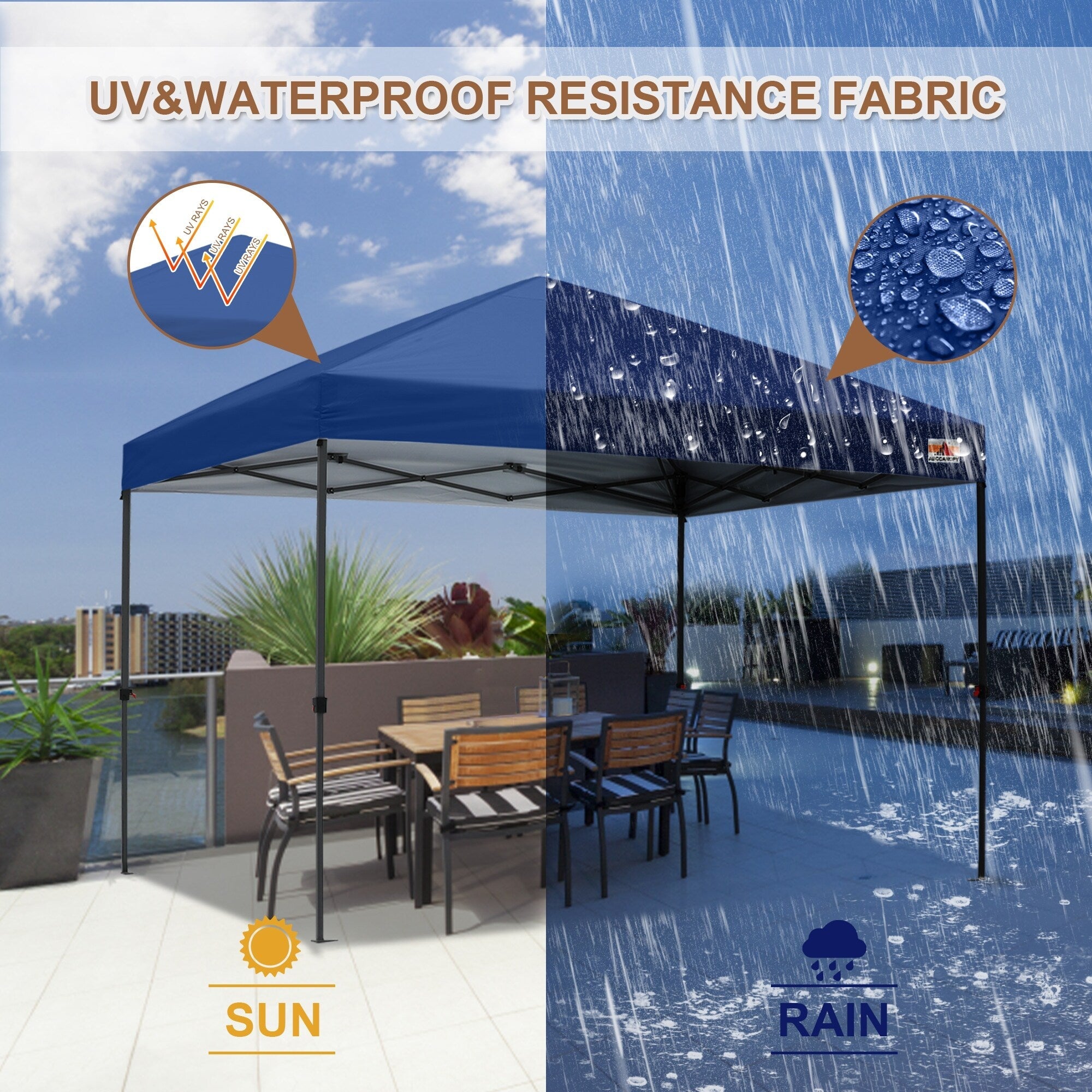 ABCCANOPY Tente-auvent extérieure durable et facile à monter