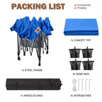 ABCCANOPY Tente-auvent extérieure durable et facile à monter