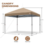 ABCCANOPY Tente-auvent extérieure durable et facile à monter