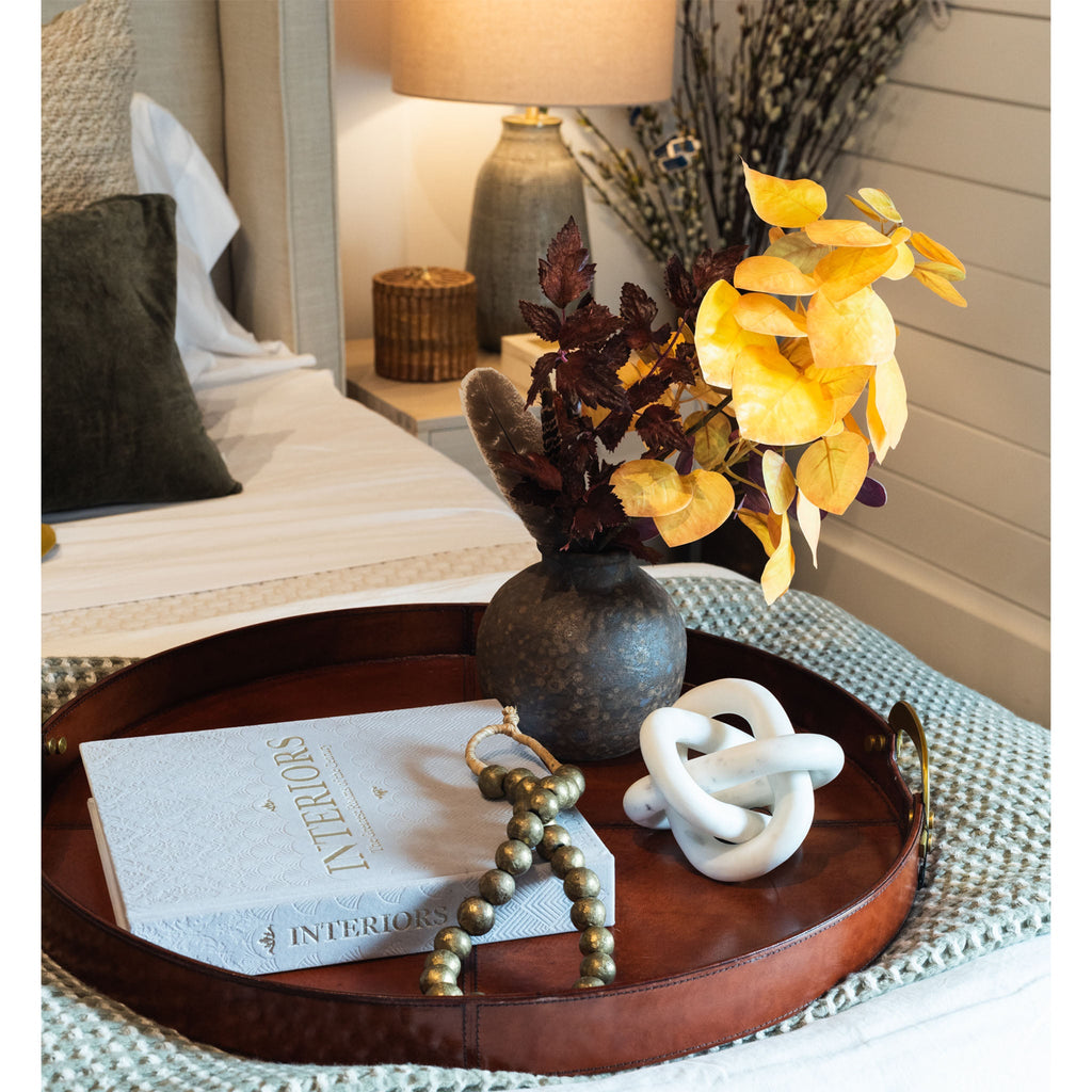 Plateau en cuir Aspen