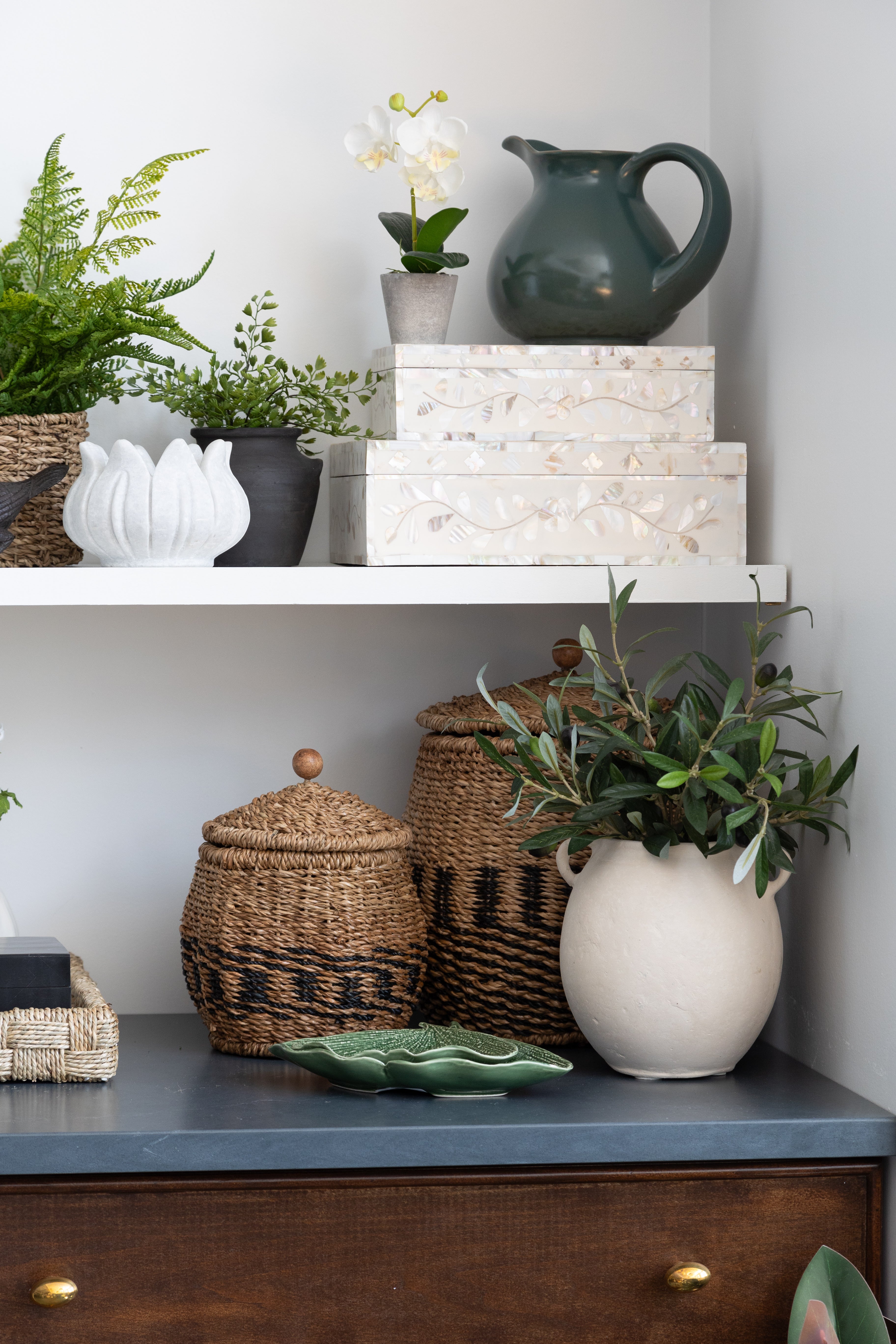 Vase en papier mâché Soledad