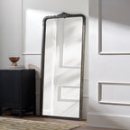 Miroir pleine longueur Aaliyah en noir naturel