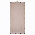 Miroir pleine longueur Aaliyah en blanc vieilli