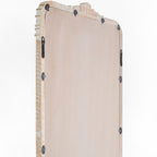 Miroir pleine longueur Aaliyah en blanc vieilli