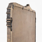 Miroir de cheminée Aaliyah en noir naturel