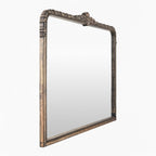 Miroir de cheminée Aaliyah en noir naturel