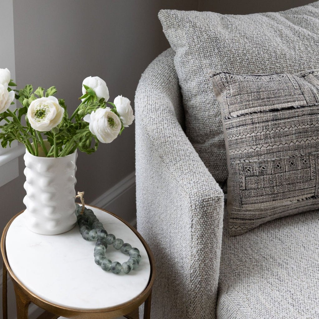 Chaise longue Four Hands Farrah en coton mérinos