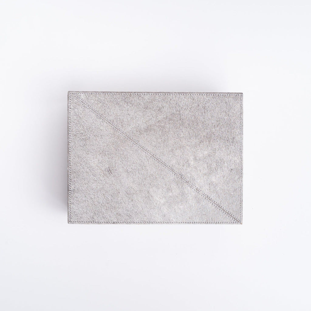 Boîtes en cuir de vache Jackson