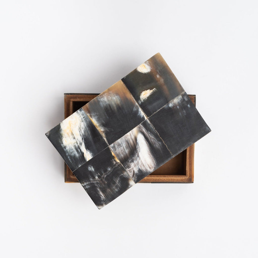 Boîte incrustée de corne Fitzgerald