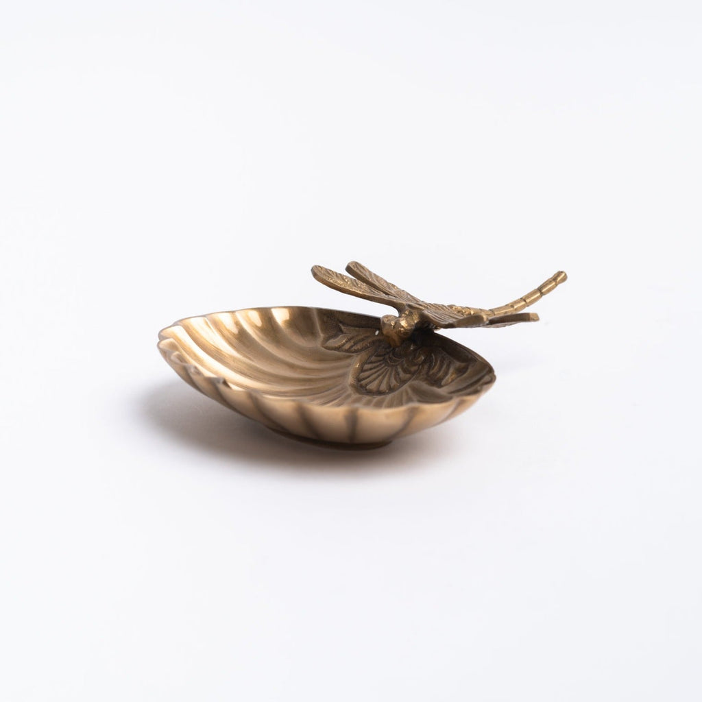 Assiette de demoiselle et libellule