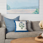 Coussin carré Lina Linen 20 en gris