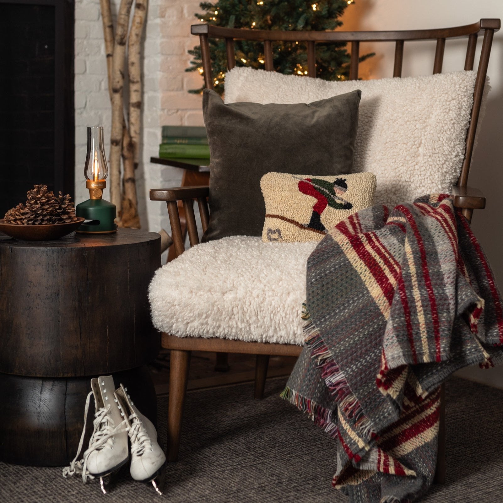 Oreiller à crochet pour skieur alpin