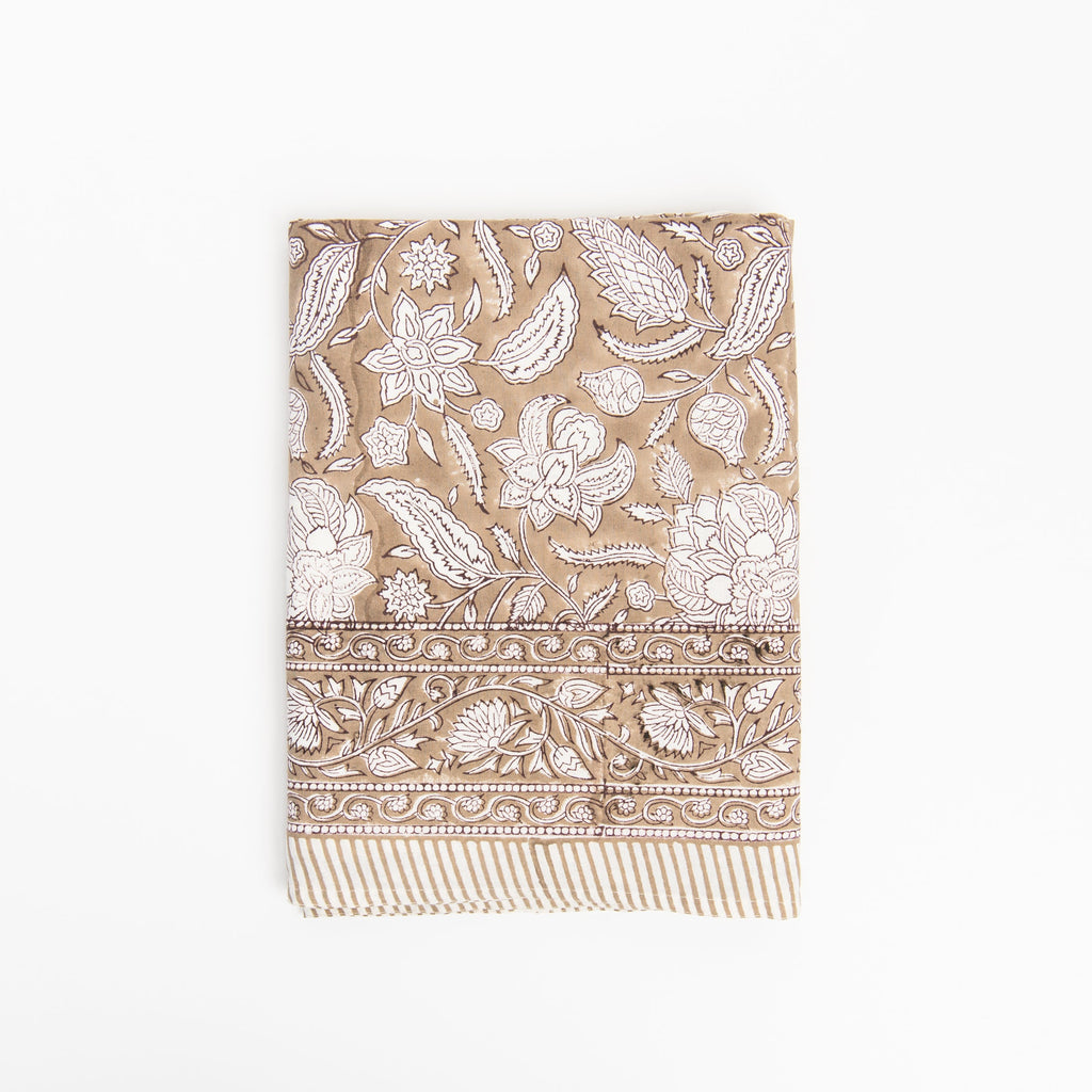 Nappe imprimée au bloc de sable