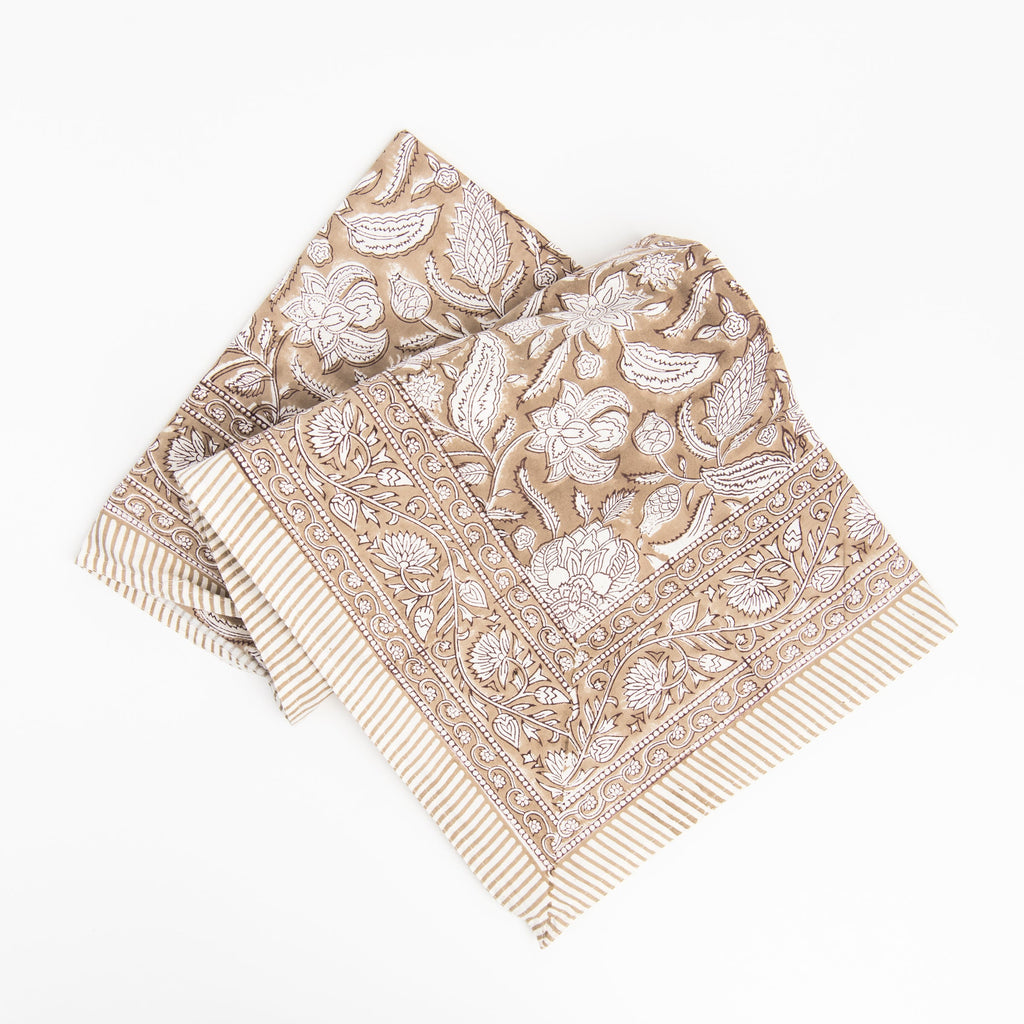 Nappe imprimée au bloc de sable