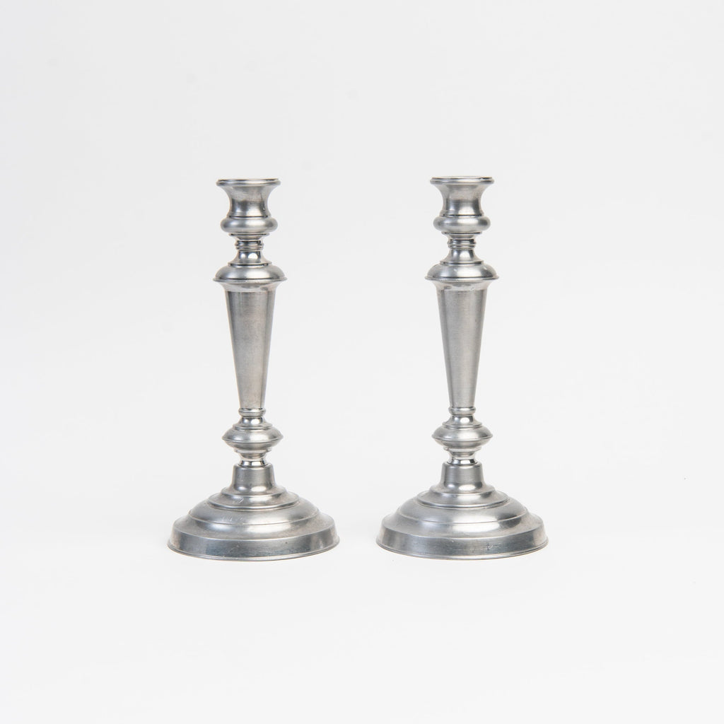 Chandeliers hauts en étain vintage Wilton