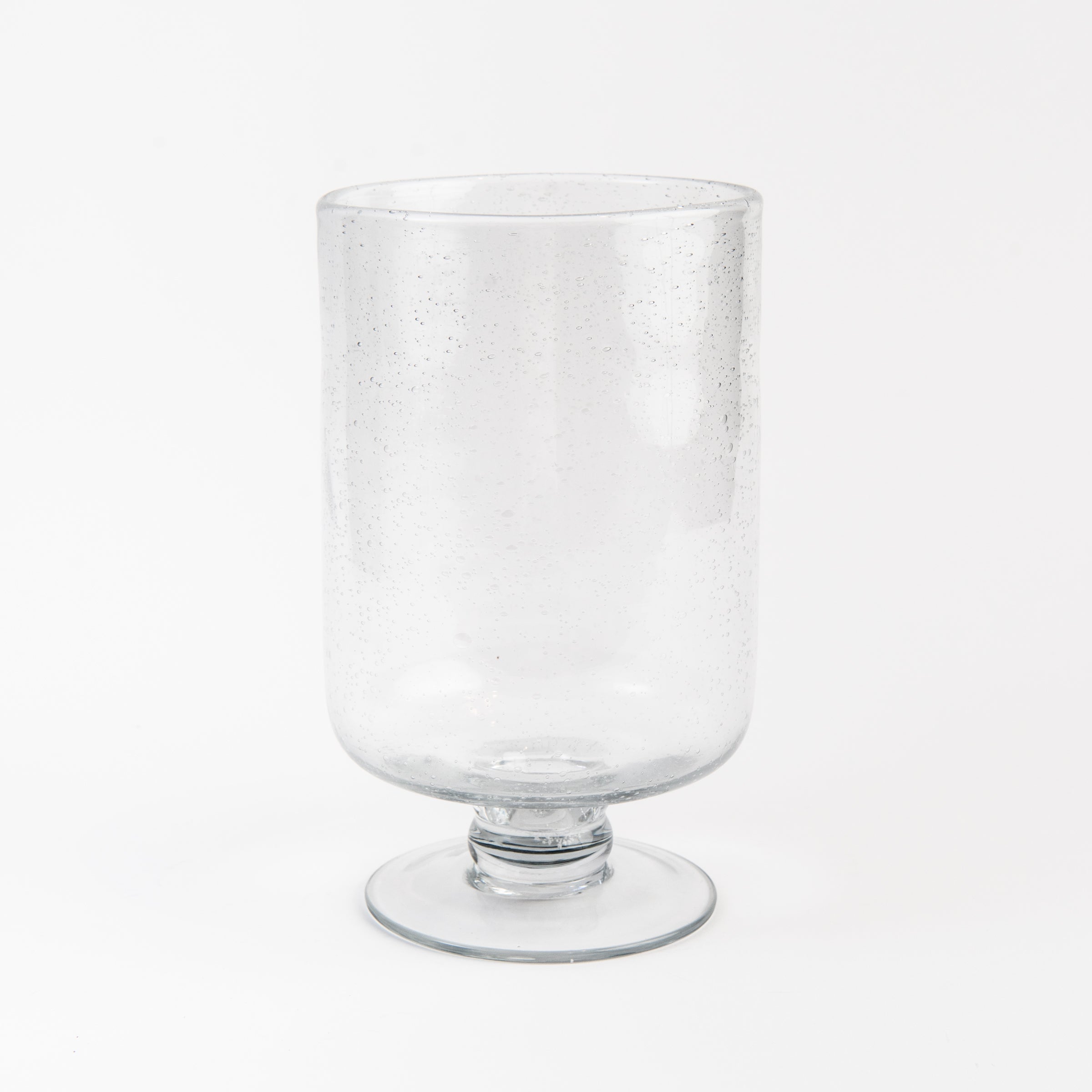 Ouragan en verre bullé, taille moyenne