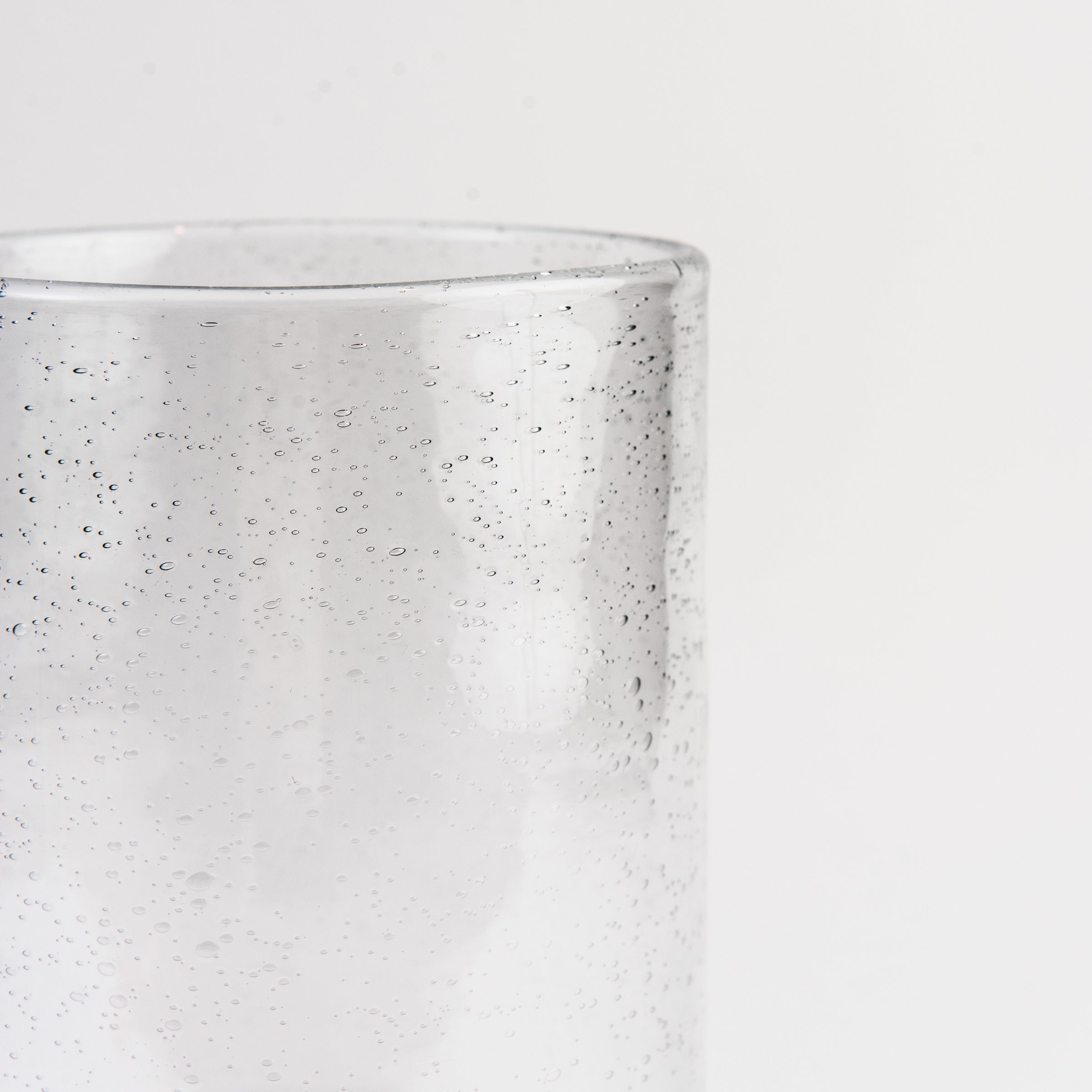 Ouragan en verre bullé, taille moyenne