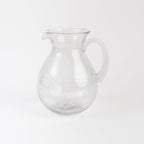 Pichet en verre bullé