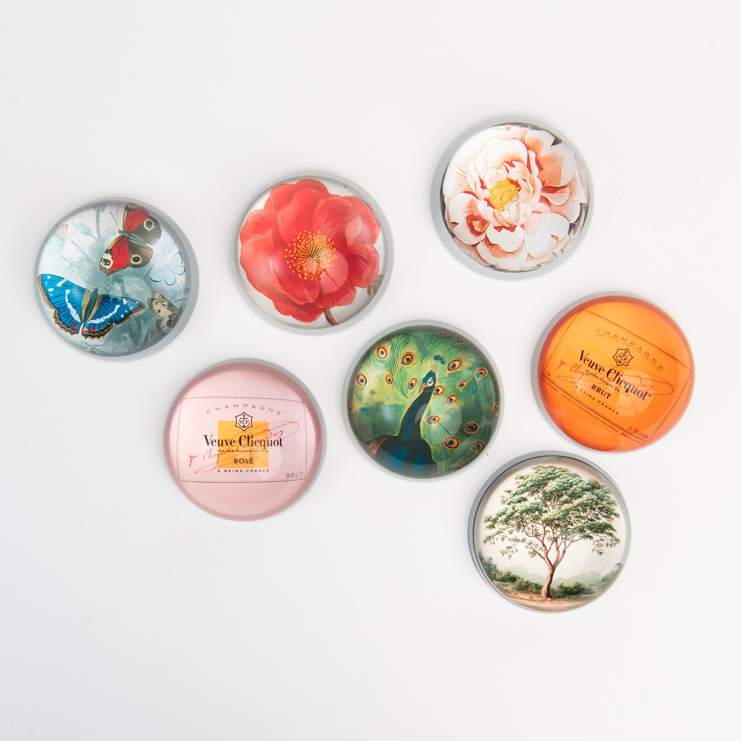 Presse-papier Champagne rosé