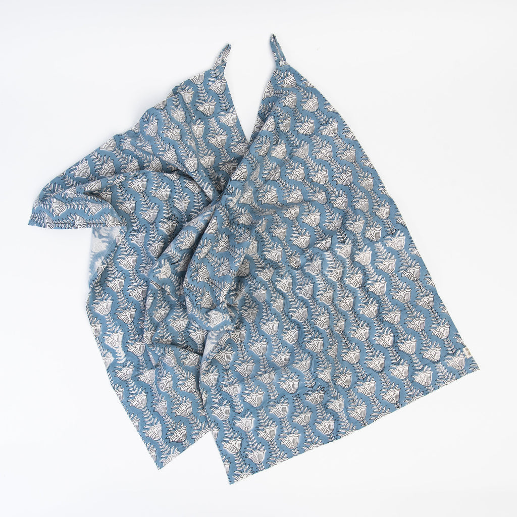 Torchons à motifs de jacinthes, lot de 2