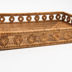 Plateau rectangulaire en rotin Ingrid