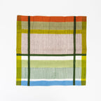 Serviettes de table à rayures modernistes, lot de 4