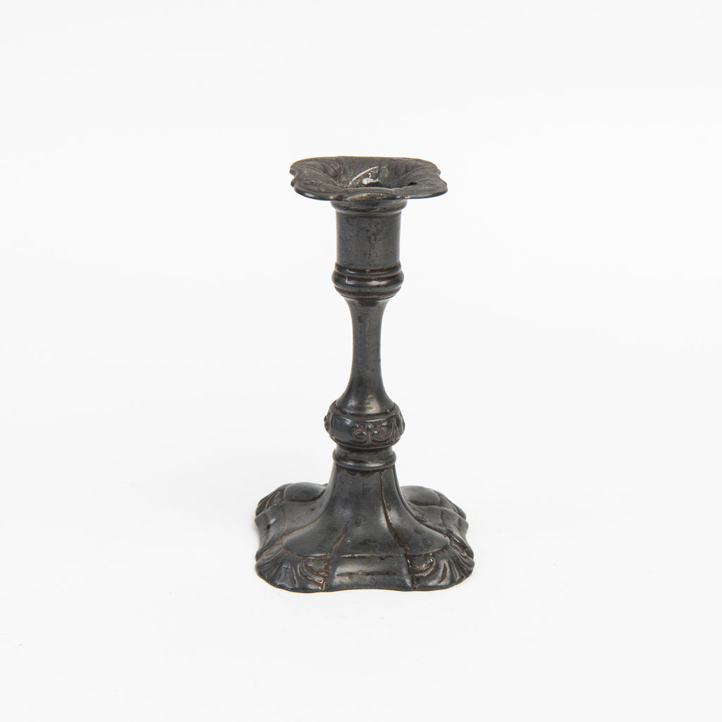 chandelier en étain vintage