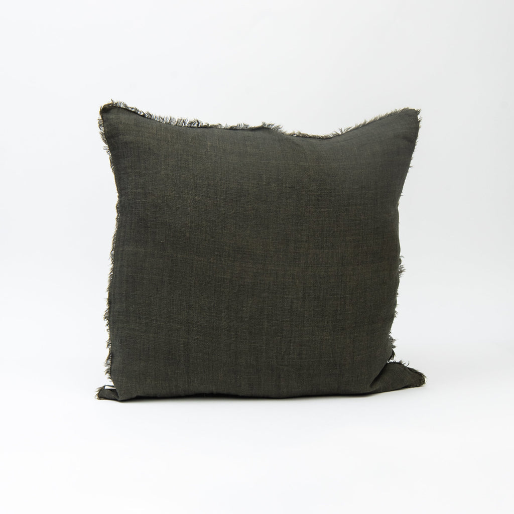 Coussin carré Lina Linen 20 couleur avocat