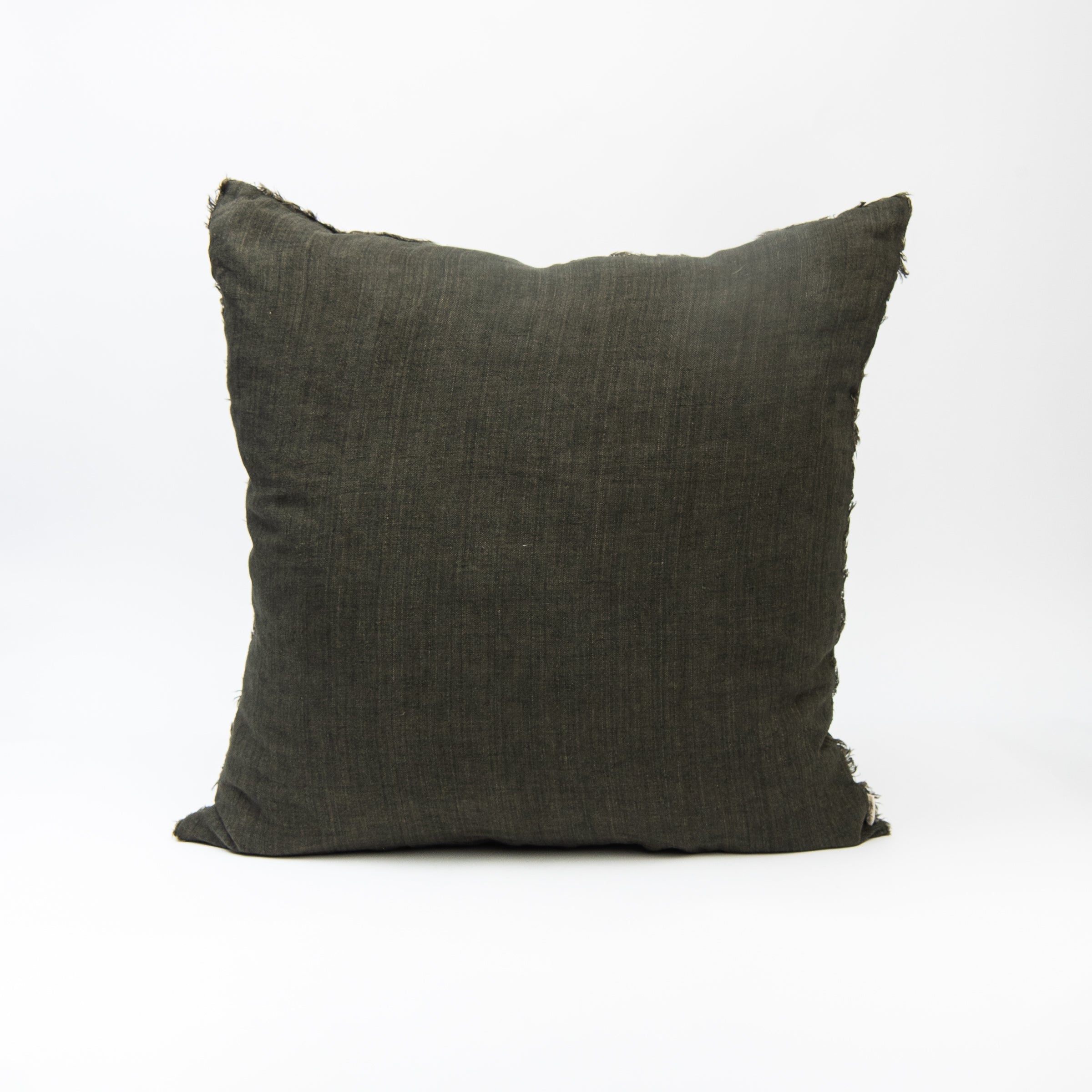 Coussin carré Lina Linen 24 couleur avocat