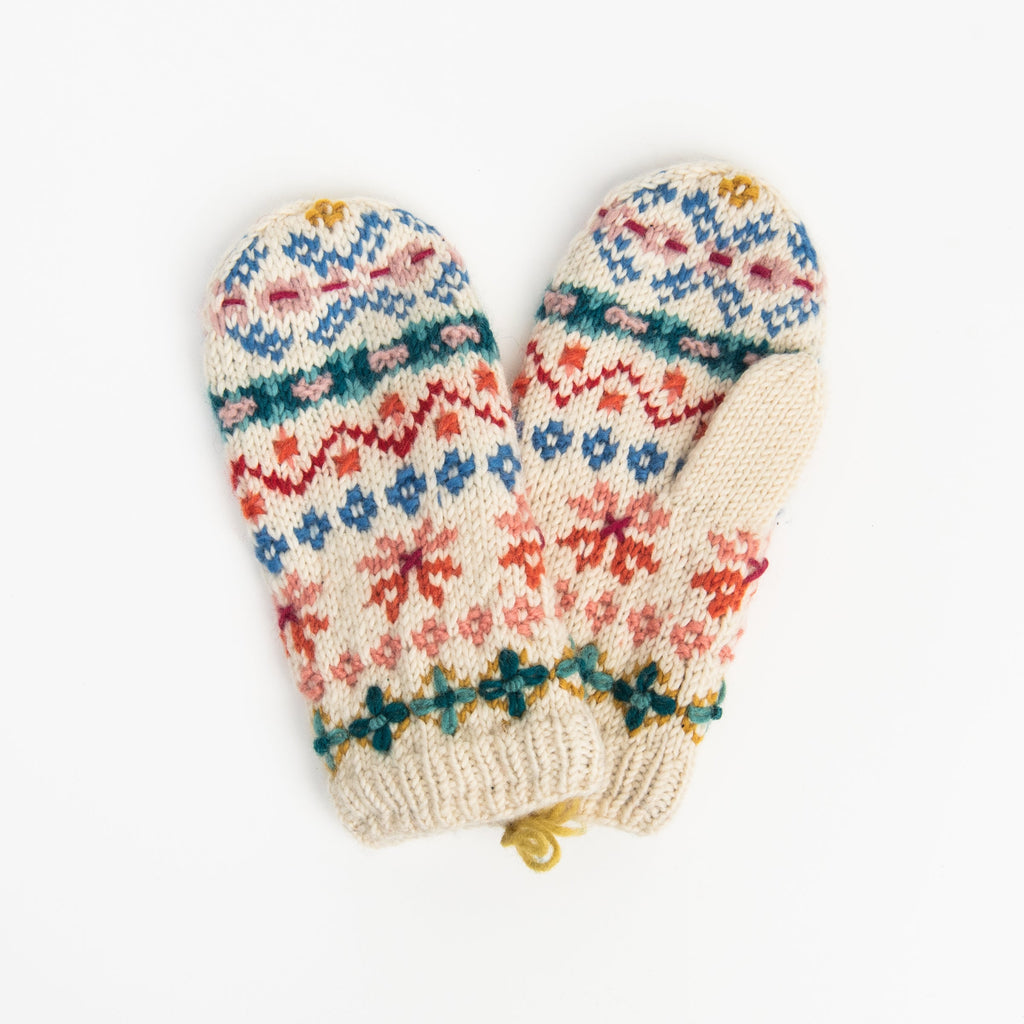 Moufles de rivière en naturel