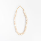 Perles en os blanc soucoupe