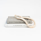 Perles en os blanc soucoupe