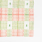 Serviettes de table en lin à carreaux de Noël