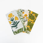 Serviettes de table artisanales du Vermont, couleur vert tendre