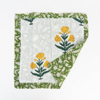 Serviettes de table artisanales du Vermont, couleur vert tendre