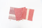 Torchons à rayures de Noël, lot de 3