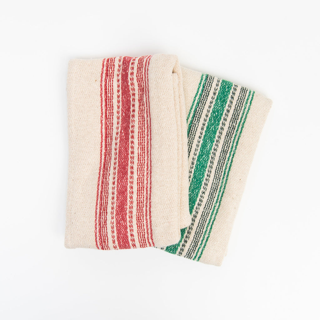 Torchons de cuisine en toile de jute tissée pour les fêtes