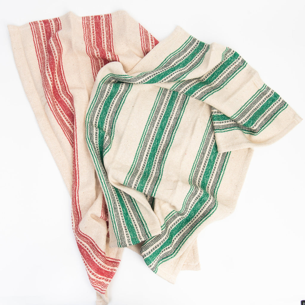 Torchons de cuisine en toile de jute tissée pour les fêtes