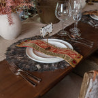 Serviettes artisanales du Vermont en automne