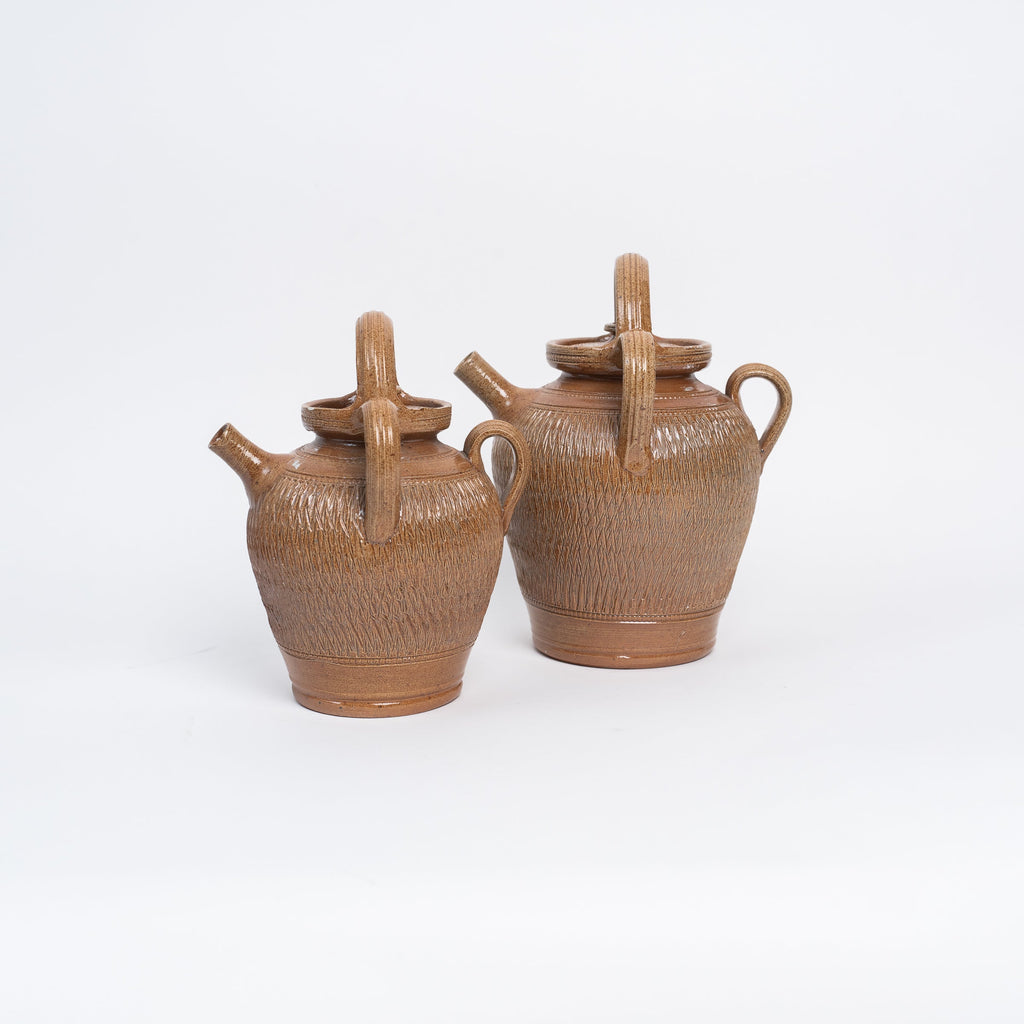 Poterie Renault Vintage Français Pot à Huile - Petit